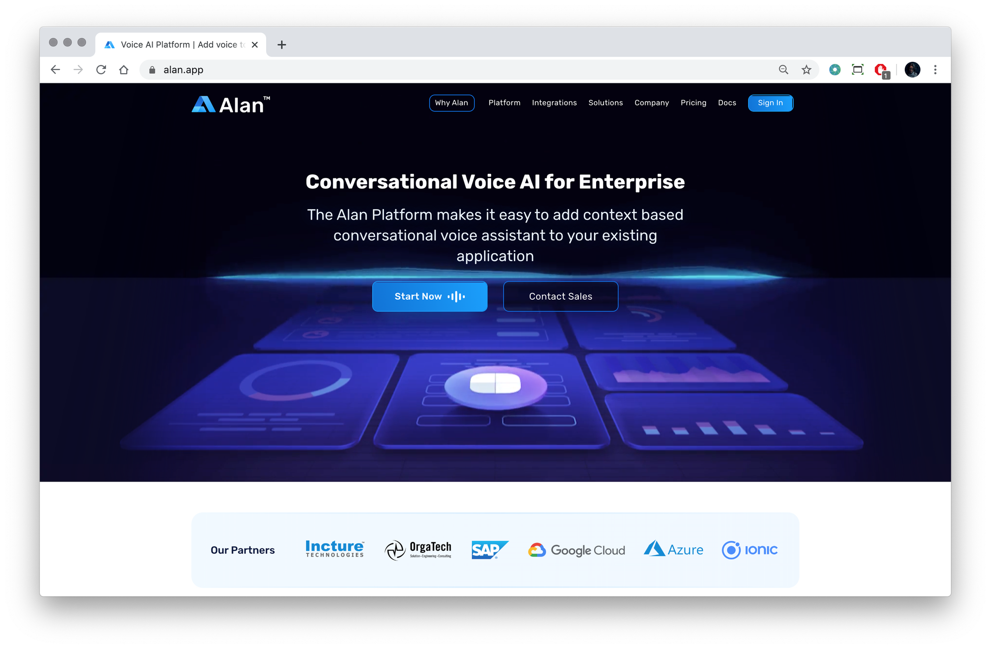 Alan AI — Voice AI Platform
for Enterprise Mobile Apps